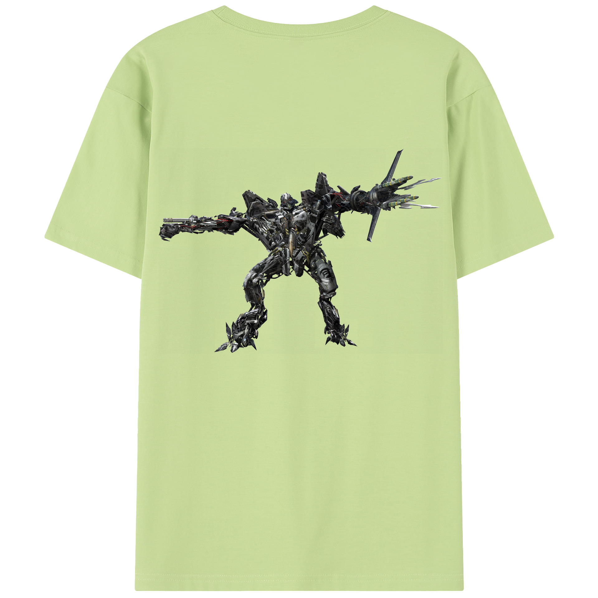 （画像用） Transformers トランスフォーマー 綿100％半袖Tシャツ（背面プリント）